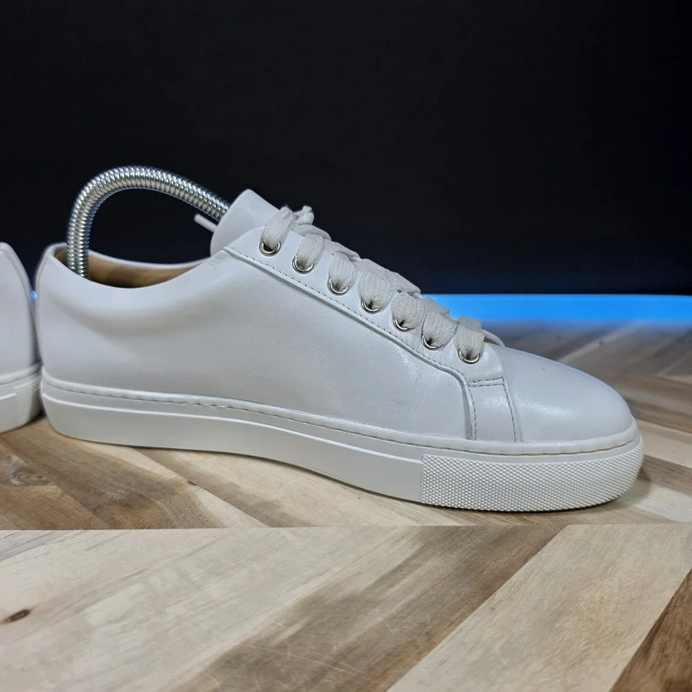 Thursday Boot Co Premier Low Top White Leather Sneakers Men's 8.5 Portugal
